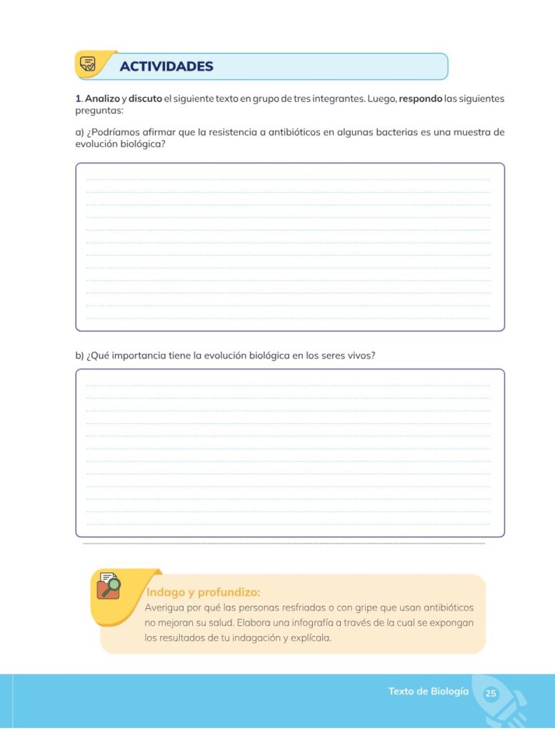 Biología – Bachillerato General – Primero de Bachillerato - Página 26 - Contenido informativo Resumido