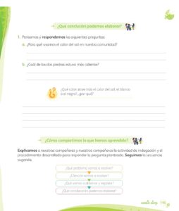 Libro Ciencia y Tecnología – Mi cuaderno de autoaprendizaje 1 – Pág 112 – Resuelto pdf