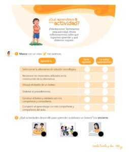 Libro Ciencia y Tecnología – Mi cuaderno de autoaprendizaje 1 – Pág 134 – Resuelto pdf