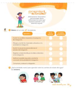 Libro Ciencia y Tecnología – Mi cuaderno de autoaprendizaje 1 – Pág 158 – Resuelto pdf