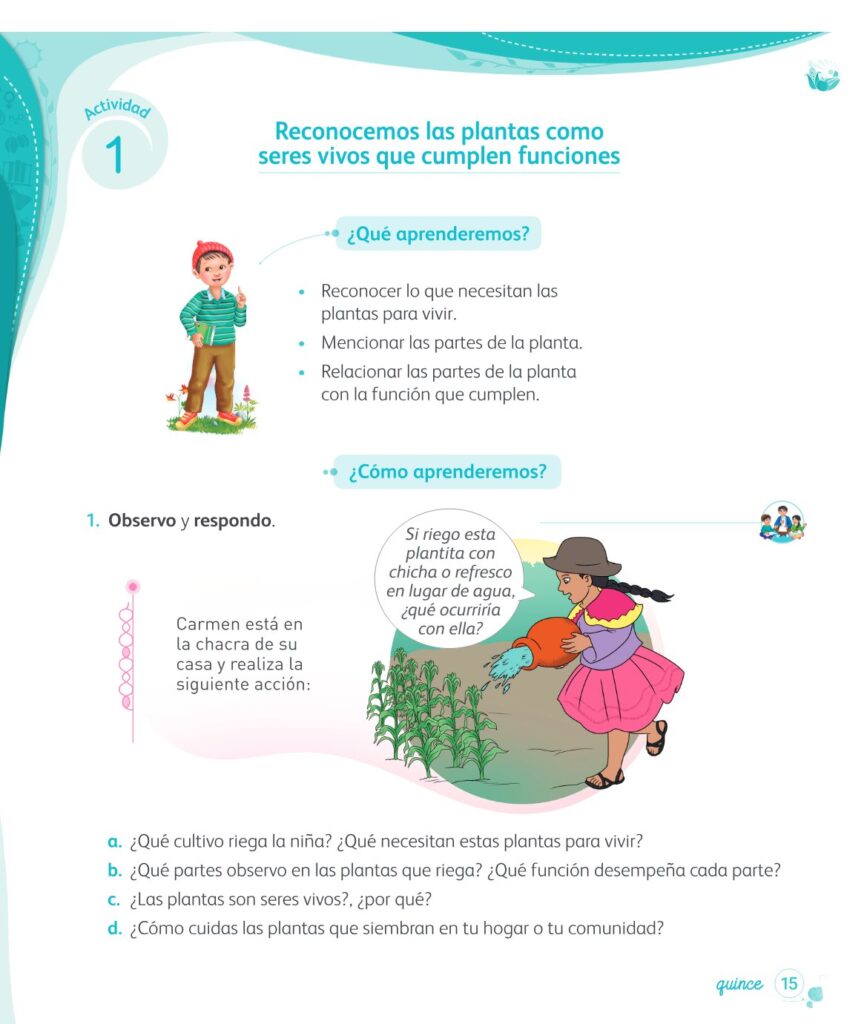 Ciencia y Tecnología – Mi cuaderno de autoaprendizaje 1 - Página 17 - Contenido informativo Resumido