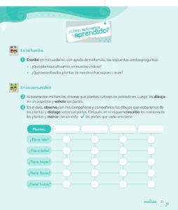Libro Ciencia y Tecnología – Mi cuaderno de autoaprendizaje 1 – Pág 23 – Resuelto pdf