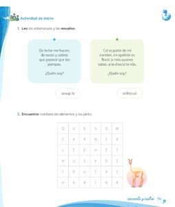 Libro Ciencia y Tecnología – Mi cuaderno de autoaprendizaje 1 – Pág 56 – Resuelto pdf