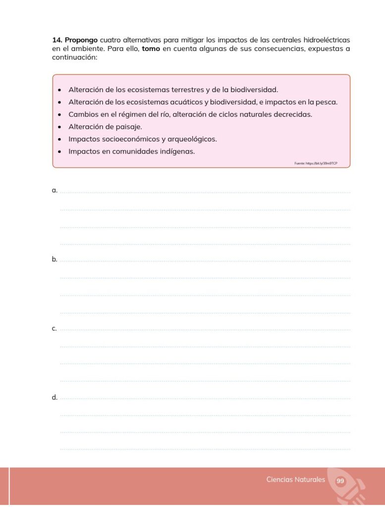 Ciencias Naturales - Educacion General Basica - Subnivel Med - Página 100 - Evaluación Resuelto