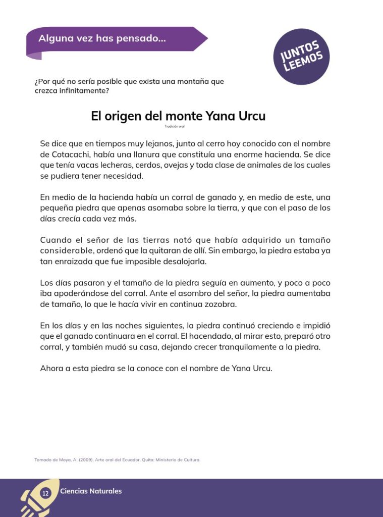 CIENCIAS NATURALES - Educación General Básica - Subnivel Sup - Página 13 - Contenido informativo Resumido