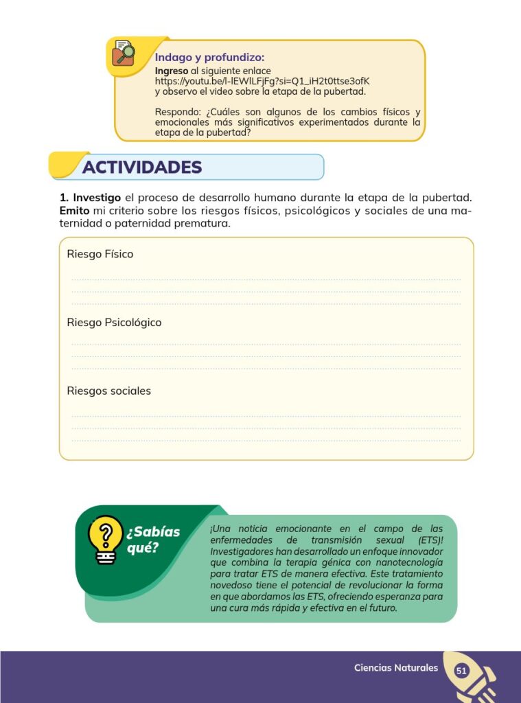 CIENCIAS NATURALES - Educación General Básica - Subnivel Sup - Página 52 - Contenido informativo Resumido