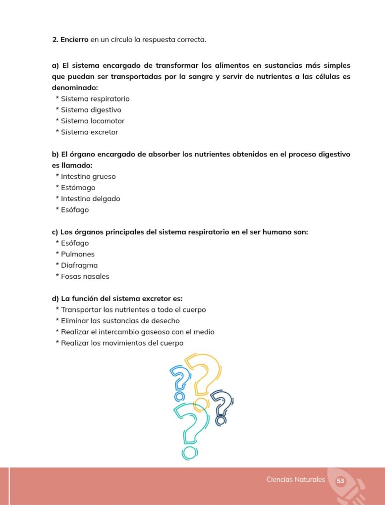 Ciencias Naturales - Educacion General Basica - Subnivel Med - Página 54 - Ejercicios Resuelto