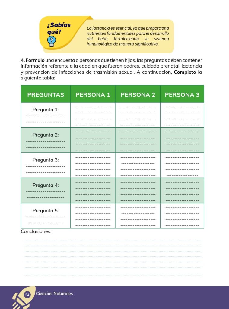 CIENCIAS NATURALES - Educación General Básica - Subnivel Sup - Página 55 - Contenido informativo Resuelto