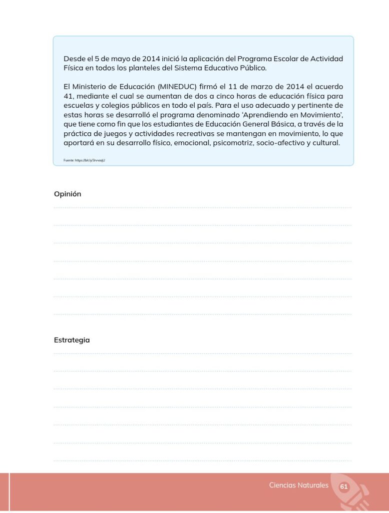 Ciencias Naturales - Educacion General Basica - Subnivel Med - Página 62 - Contenido informativo Resumido