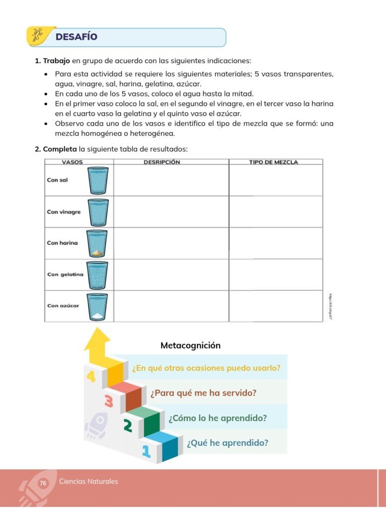 Ciencias Naturales - Educacion General Basica - Subnivel Med - Página 77 - Laboratorio Resuelto