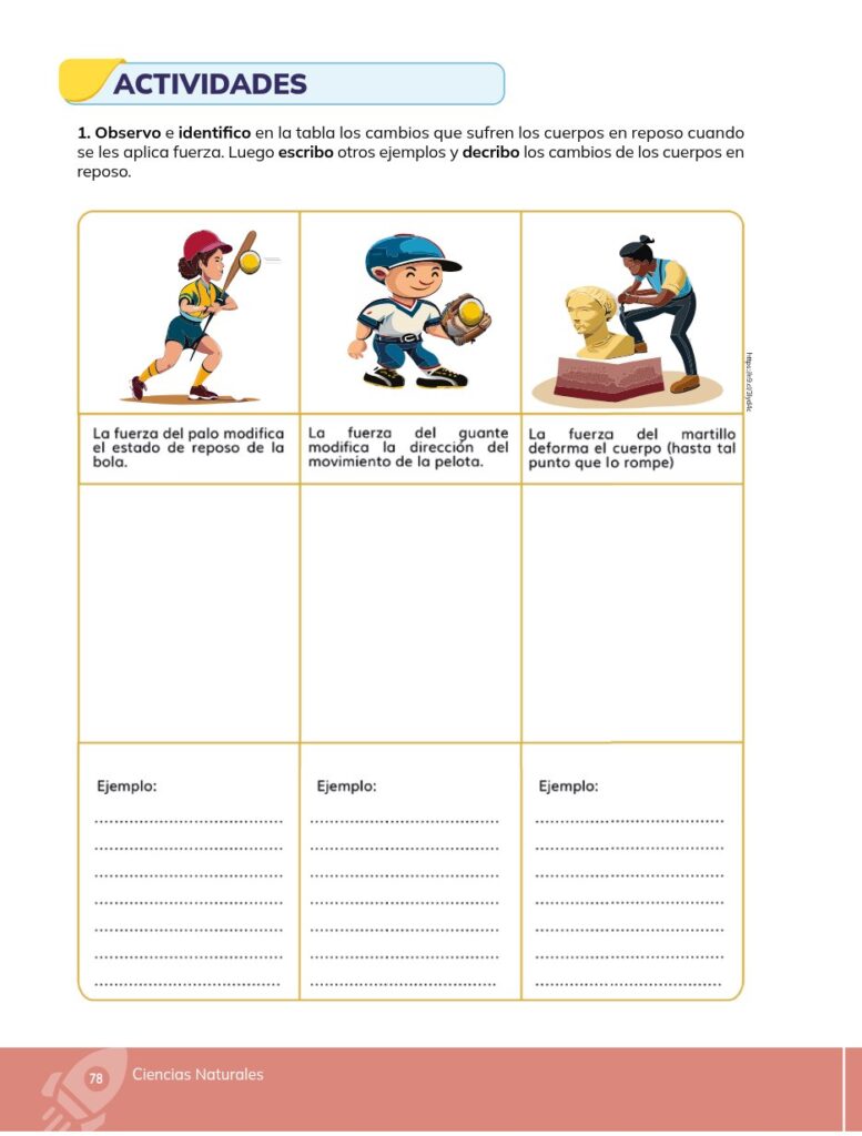 Ciencias Naturales - Educacion General Basica - Subnivel Med - Página 79 - Ejercicios Resuelto