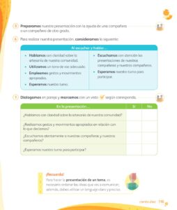 Libro Comunicación – 1 – Mi cuaderno de autoaprendizaje – Pág 112 – Resuelto pdf