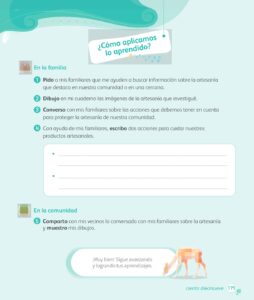 Libro Comunicación – 1 – Mi cuaderno de autoaprendizaje – Pág 121 – Resuelto pdf