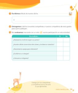 Libro Comunicación – 1 – Mi cuaderno de autoaprendizaje – Pág 138 – Resuelto pdf