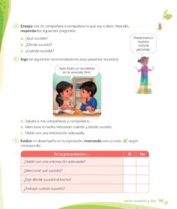 Libro Comunicación – 1 – Mi cuaderno de autoaprendizaje – Pág 144 – Resuelto pdf