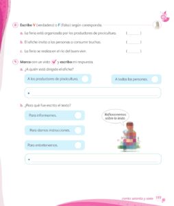 Libro Comunicación – 1 – Mi cuaderno de autoaprendizaje – Pág 179 – Resuelto pdf