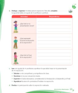 Libro Comunicación – 1 – Mi cuaderno de autoaprendizaje – Pág 221 – Resuelto pdf