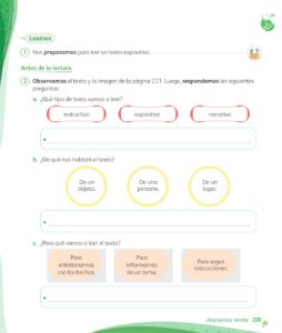 Libro Comunicación – 1 – Mi cuaderno de autoaprendizaje – Pág 222 – Resuelto pdf