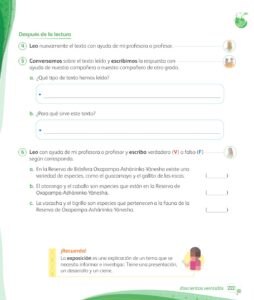 Libro Comunicación – 1 – Mi cuaderno de autoaprendizaje – Pág 224 – Resuelto pdf