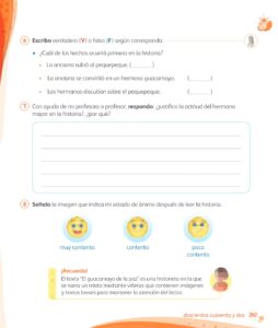 Libro Comunicación – 1 – Mi cuaderno de autoaprendizaje – Pág 244 – Resuelto pdf