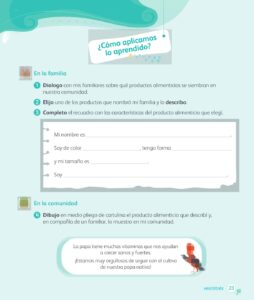 Libro Comunicación – 1 – Mi cuaderno de autoaprendizaje – Pág 25 – Resuelto pdf