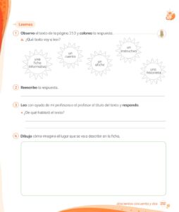 Libro Comunicación – 1 – Mi cuaderno de autoaprendizaje – Pág 254 – Resuelto pdf