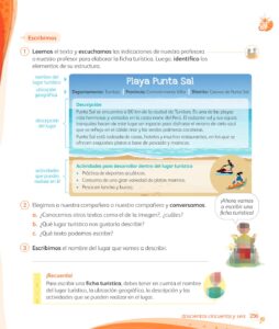 Libro Comunicación – 1 – Mi cuaderno de autoaprendizaje – Pág 258 – Resuelto pdf