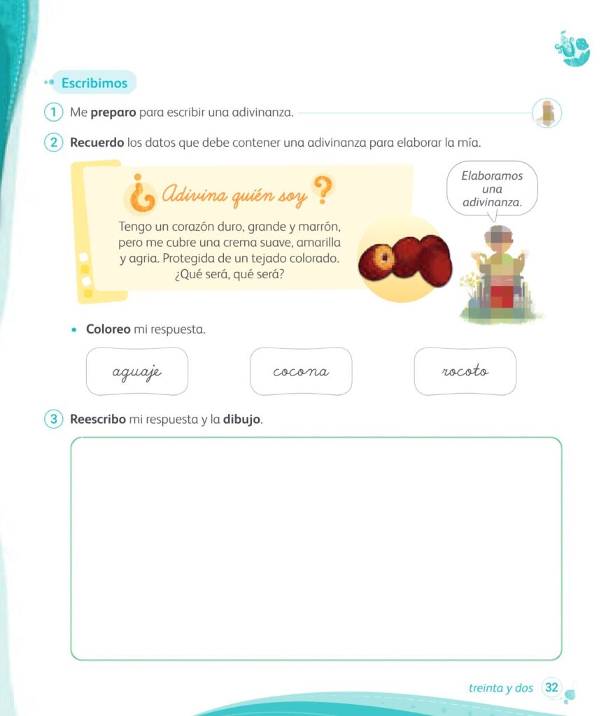 Comunicación – 1 – Mi cuaderno de autoaprendizaje - Página 34 - Contenido informativo Resumido
