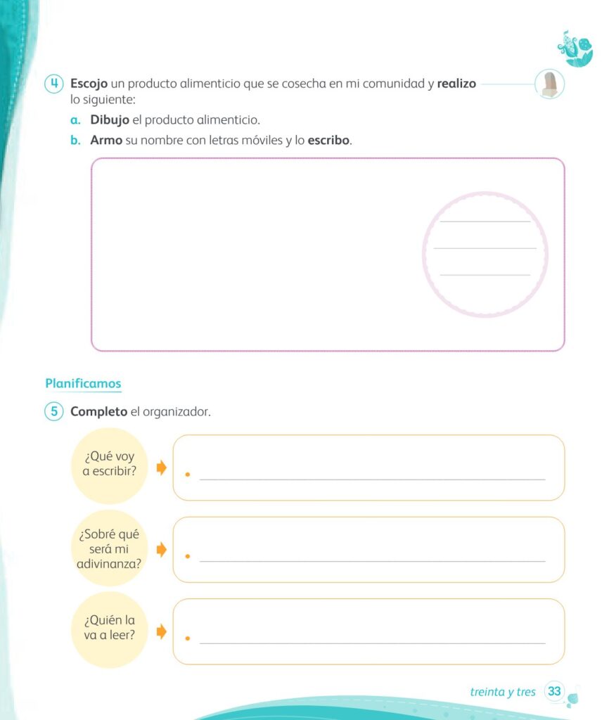 Comunicación – 1 – Mi cuaderno de autoaprendizaje - Página 35 - Contenido informativo Resumido