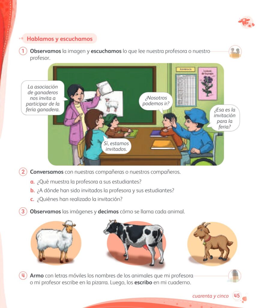 Comunicación – 1 – Mi cuaderno de autoaprendizaje - Página 47 - Contenido informativo Resumido