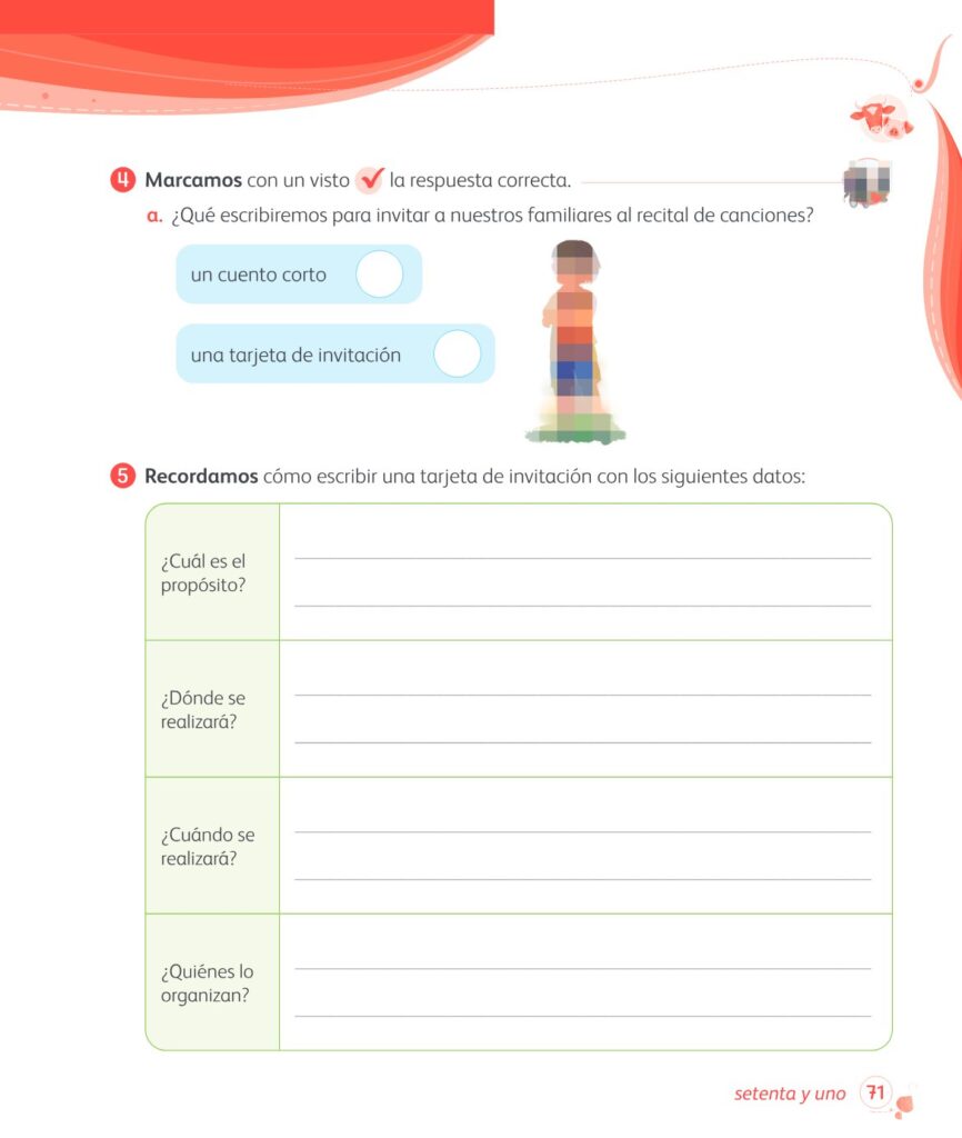 Comunicación – 1 – Mi cuaderno de autoaprendizaje - Página 73 - Contenido informativo Resumido