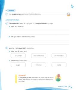 Libro Comunicación – 1 – Mi cuaderno de autoaprendizaje – Pág 94 – Resuelto pdf