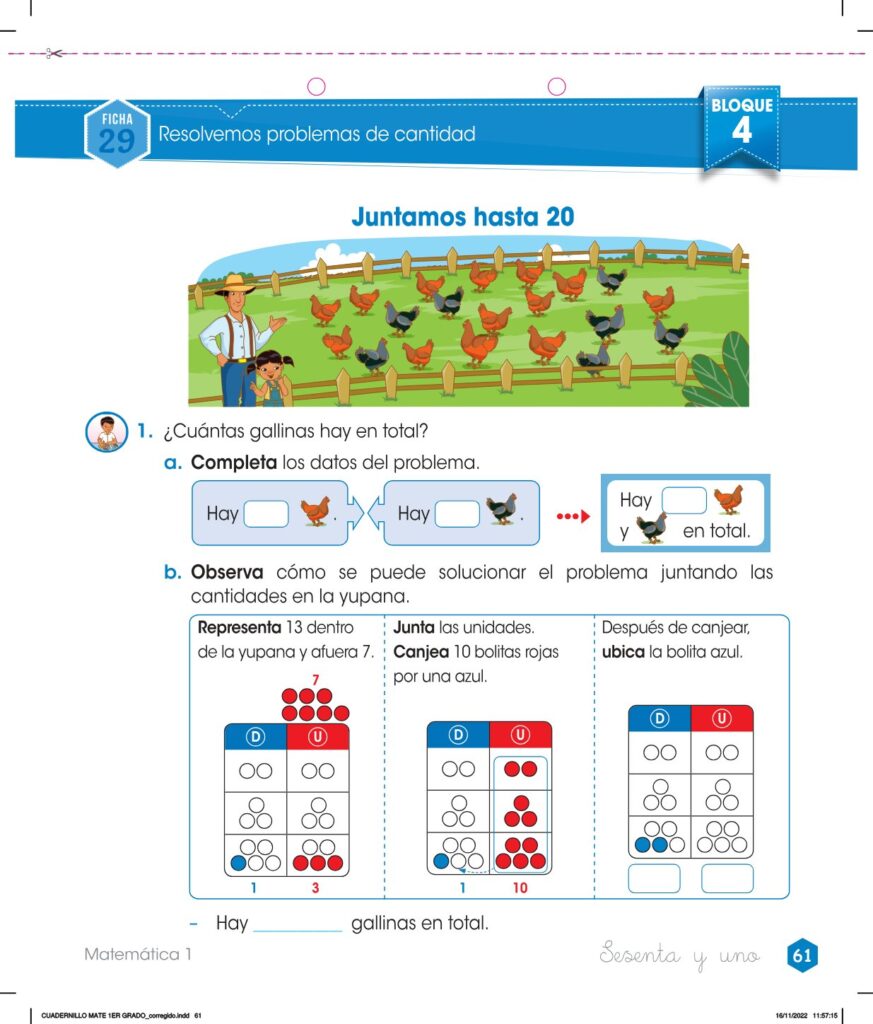 Cuadernillo de Matemática 1 – Primaria - Página 63 - Contenido informativo Resumido