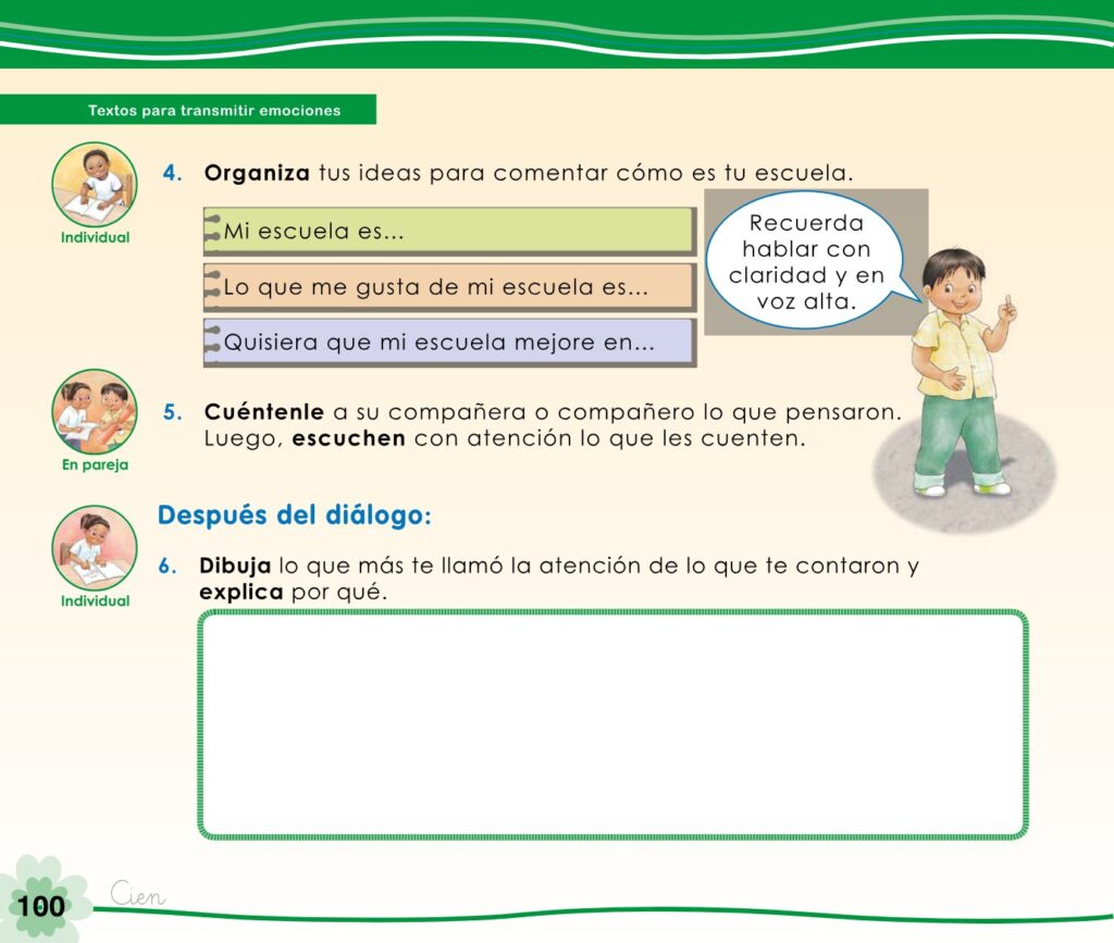 Cuaderno de trabajo – Comunicación – 1 - Página 102 - Contenido informativo Resumido