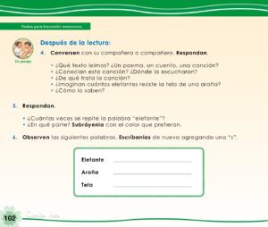 Libro Cuaderno de trabajo – Comunicación – 1 – Pág 104 – Resuelto pdf