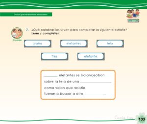 Libro Cuaderno de trabajo – Comunicación – 1 – Pág 105 – Resuelto pdf