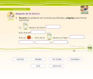 Libro Cuaderno de trabajo – Comunicación – 1 – Pág 117 – Resuelto pdf
