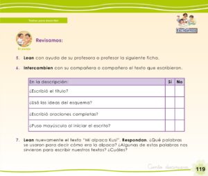 Libro Cuaderno de trabajo – Comunicación – 1 – Pág 121 – Resuelto pdf