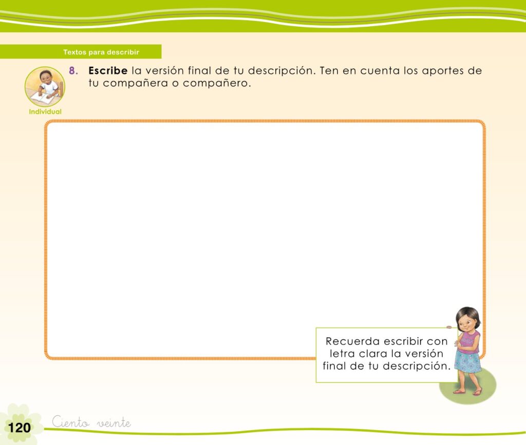 Cuaderno de trabajo – Comunicación – 1 - Página 122 - Contenido informativo Resumido