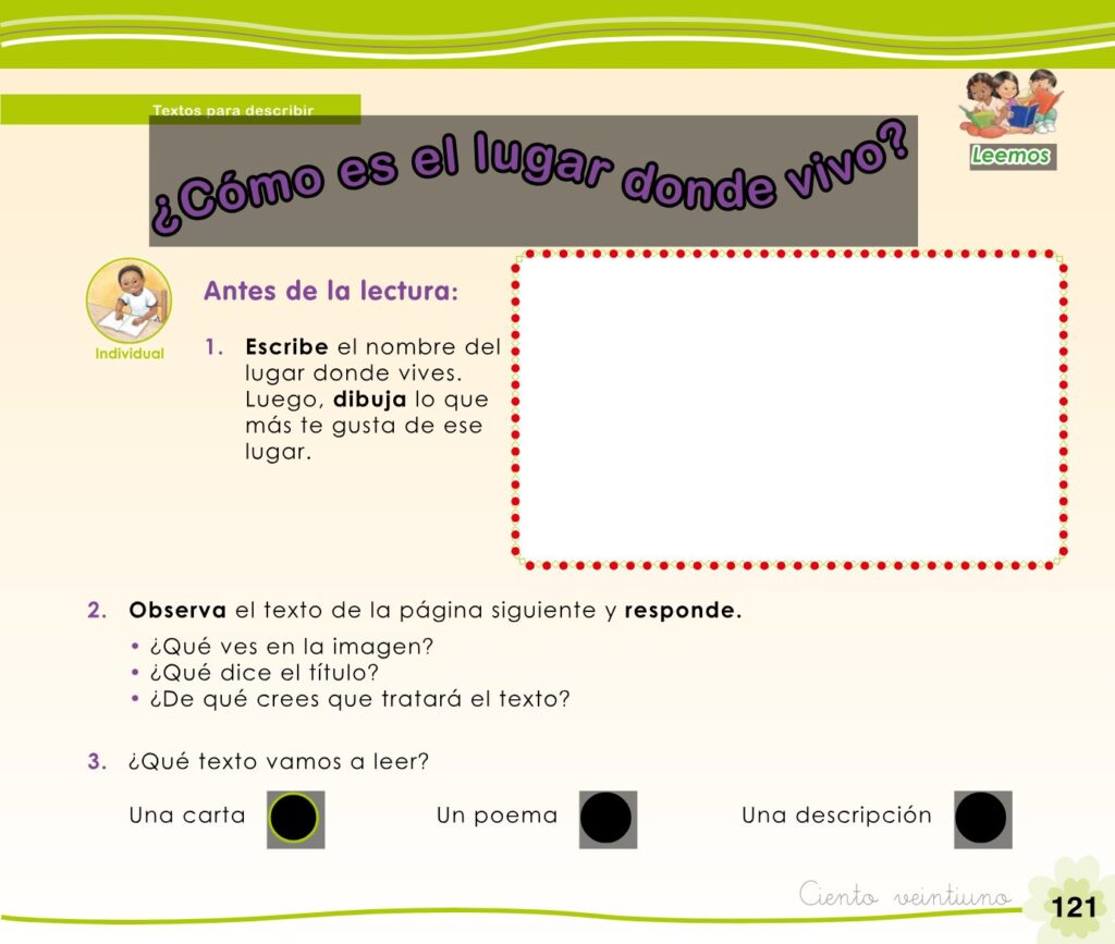 Cuaderno de trabajo – Comunicación – 1 - Página 123 - Contenido informativo Resumido