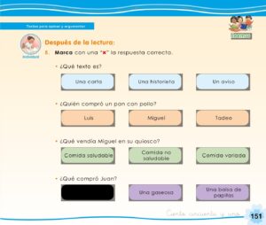 Libro Cuaderno de trabajo – Comunicación – 1 – Pág 153 – Resuelto pdf