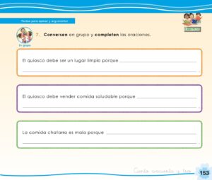 Libro Cuaderno de trabajo – Comunicación – 1 – Pág 155 – Resuelto pdf