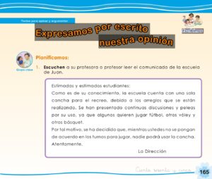 Libro Cuaderno de trabajo – Comunicación – 1 – Pág 167 – Resumido pdf