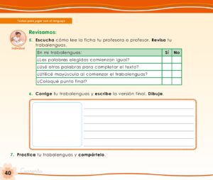 Libro Cuaderno de trabajo – Comunicación – 1 – Pág 42 – Resuelto pdf