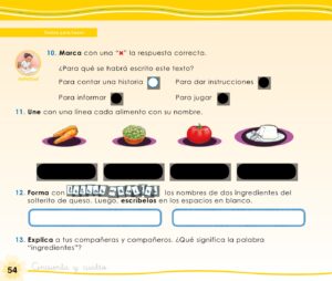 Libro Cuaderno de trabajo – Comunicación – 1 – Pág 56 – Resuelto pdf