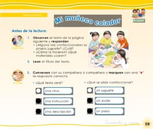 Libro Cuaderno de trabajo – Comunicación – 1 – Pág 61 – Resuelto pdf