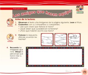 Libro Cuaderno de trabajo – Comunicación – 1 – Pág 73 – Resumido pdf