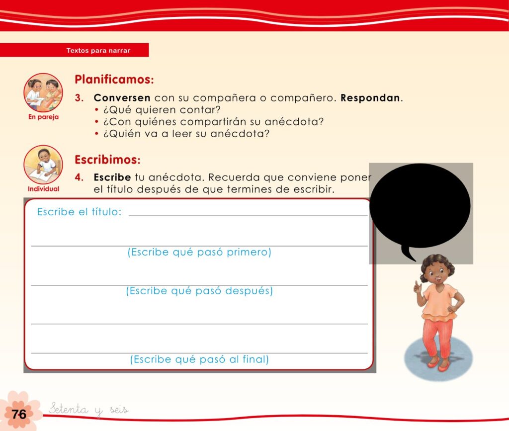 Cuaderno de trabajo – Comunicación – 1 - Página 78 - Contenido informativo Resumido