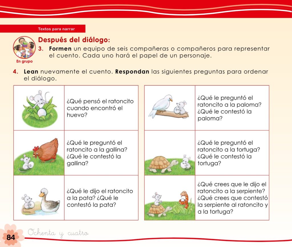 Cuaderno de trabajo – Comunicación – 1 - Página 86 - Contenido informativo Resumido