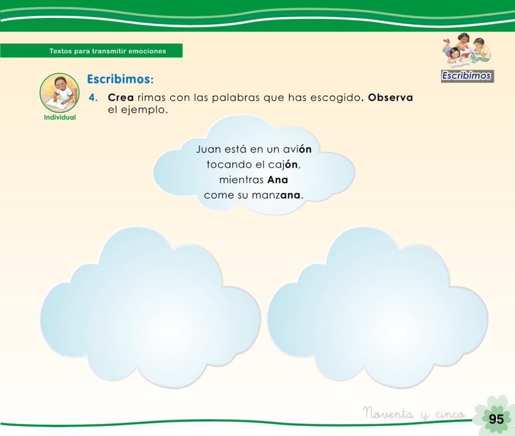 Cuaderno de trabajo – Comunicación – 1 - Página 97 - Contenido informativo Resumido